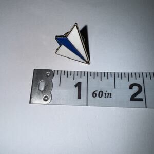 Paper Airplane Pin Brooch
